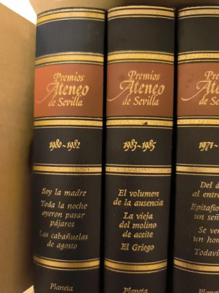Premios Ateneo de Sevilla 1969-1985 5 tomos.