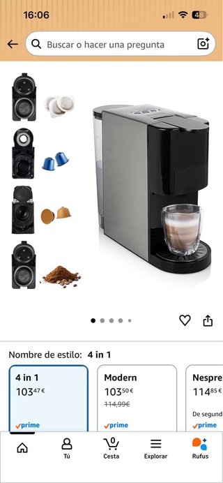Cafetera Princess