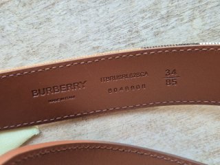 Cinturón Burberry Clásico Beige y Marrón