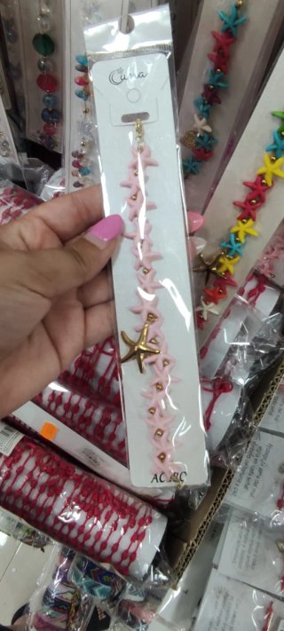 Pulsera verano estrellas de mar multicolor