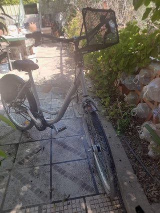 Bicicleta Paseo Señora Gris