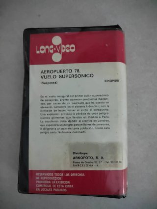 Aeropuerto 78 Vuelo Supersonico VHS