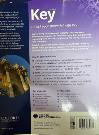 Key Bachillerato 2e 2 Student Book (Spain)