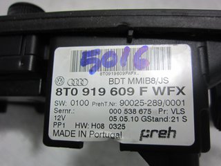MANDO MULTIFUNCION AUDI A5 CABRIOLET (8F7) 8T0919609F