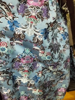 Falda de fallera con manteletas