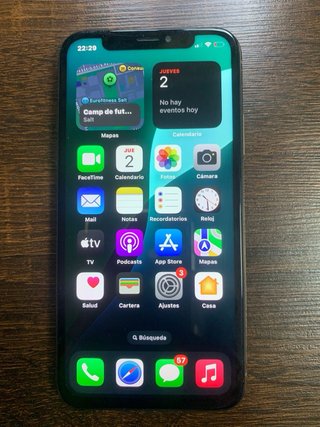 iPhone XS Argento