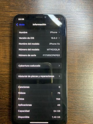iPhone XS Argento