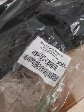 Mallas deportivas negras talla XXL