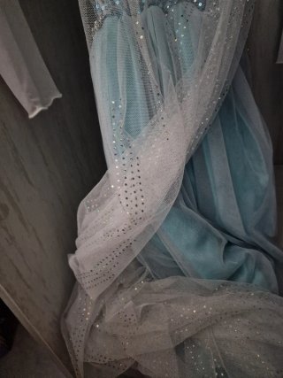 Vestido Elsa & Anna 4-8 años y trenza
