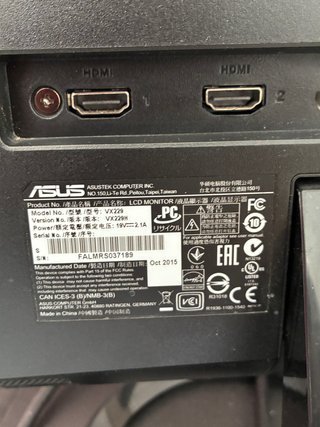 Monitor ASUS VX229H 21.5 Full HD IPS