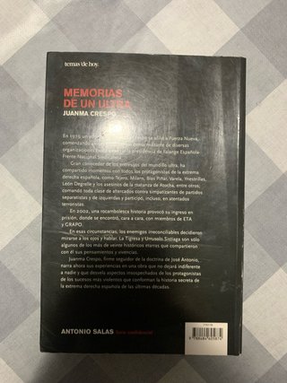 Memorias de un ultra - Antonio Salas