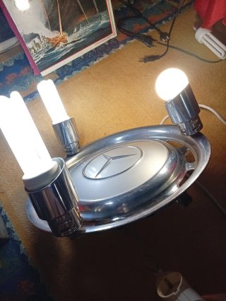 Lámpara Mercedes Benz Art Deco