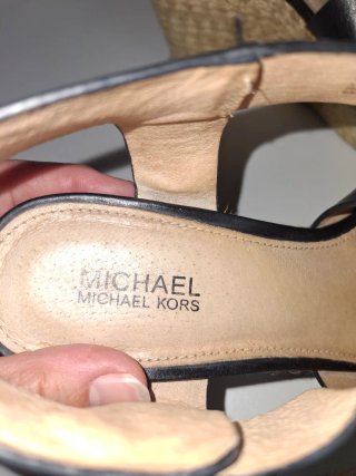 Sandalias Michael Kors Esparto Negras
