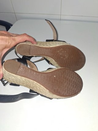 Sandalias Michael Kors Esparto Negras