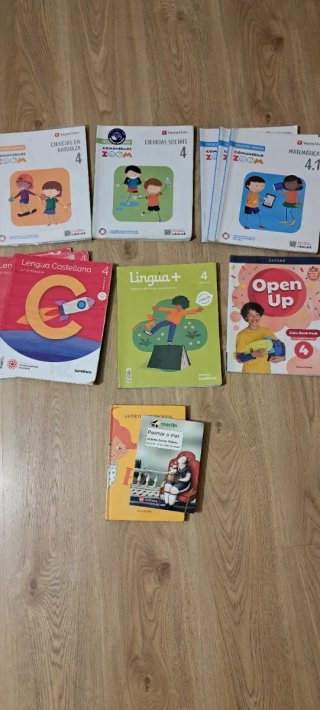 Lote libros 4 primaria Monte dos Postes 2026/27