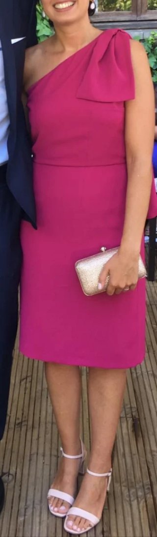 Vestido rosa de fiesta
