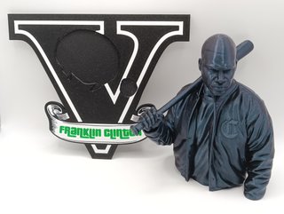 Bust Franklin Clinton GTA V Playstation Videogames