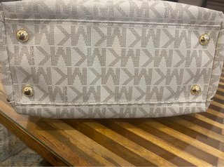 Bolso Michael Kors Beige Logo Cadena