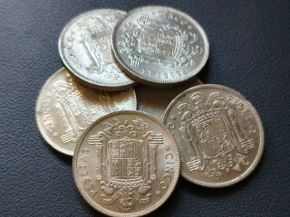 Monedas 5 Pesetas 1949