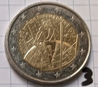 Lote 9 monedas conmemorativas francesas 2€