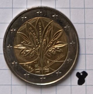 Lote 9 monedas conmemorativas francesas 2€