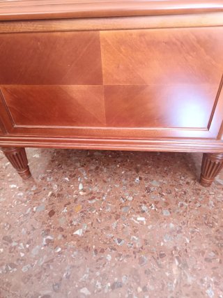 Mesa de centro madera y cristal