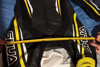 Mono de moto SHUA negro y amarillo t.48