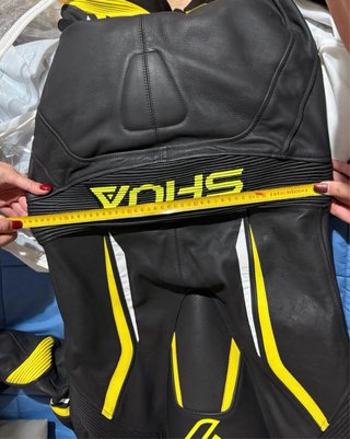 Mono de moto SHUA negro y amarillo t.48