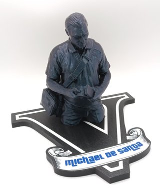 Bust Michael De Santa GTA V Playstation Videogames