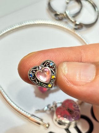 Lote Pandora Corazones Rosas | Elegancia y Romanti