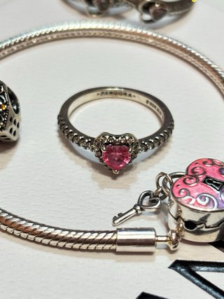 Lote Pandora Corazones Rosas | Elegancia y Romanti
