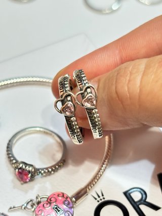 Lote Pandora Corazones Rosas | Elegancia y Romanti