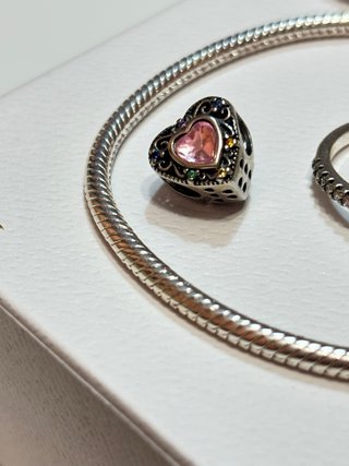 Lote Pandora Corazones Rosas | Elegancia y Romanti