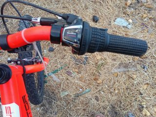 Bicicleta infantil naranja