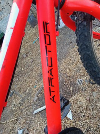 Bicicleta infantil naranja