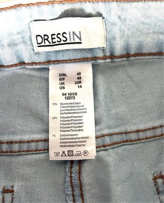 * Talla XL. Vaquero de mujer DRESS IN
