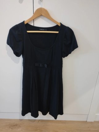 Vestido Cortefiel Negro Talla S
