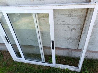 Ventanas corredera aluminio blanco