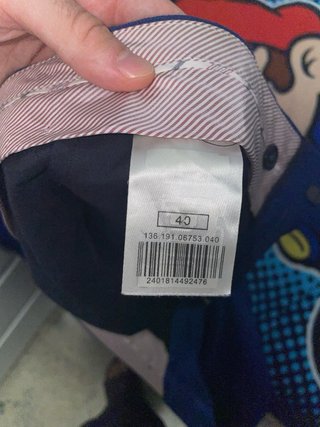 Traje azul Corte Inglés