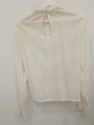 Camisa Sfera plumeti beige Talla S