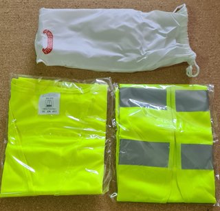 Pack 2 Chalecos Reflectantes Alta Visibilidad