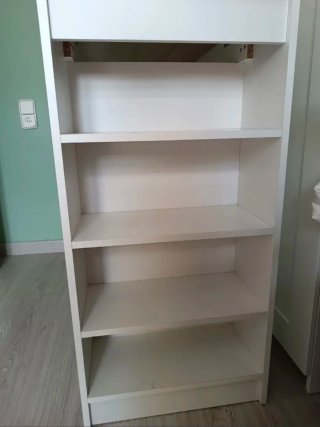 Mesa alta auxiliar cocina madera y metal