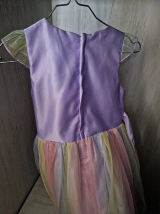 Vestido Unicornio Arcoíris Niña de 5 a 8 años