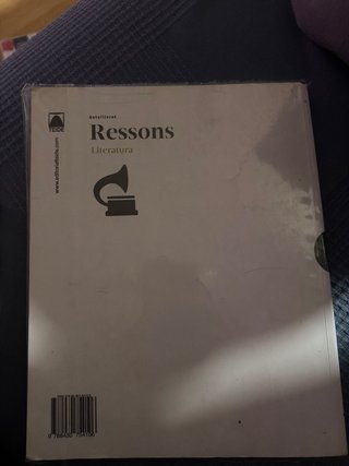 Ressons. Literatura 1 BATX
