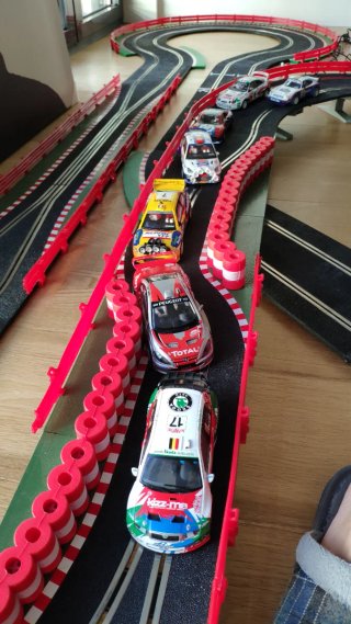 SCX Scalextric, recta, curva, puente, chicane,...