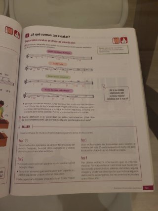 Libro de texto Música II Secundaria
