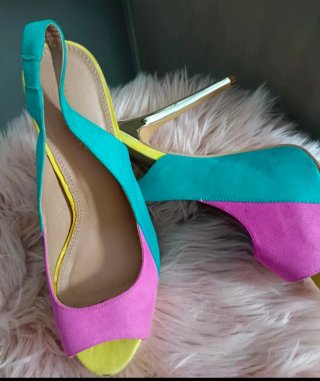 Zapatos tacón fino talla 38