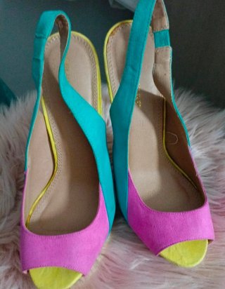 Zapatos tacón fino talla 38