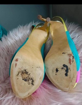 Zapatos tacón fino talla 38