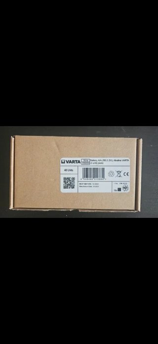 Caja 48 Pilas AA Alcalinas Varta Longlife 1,5v